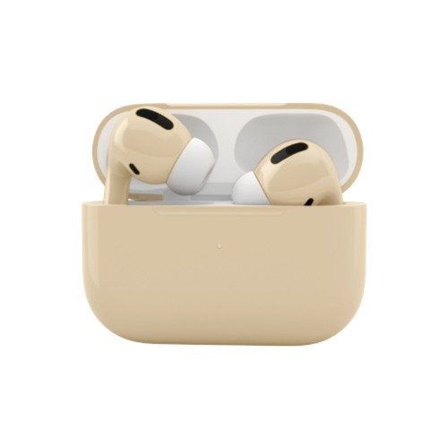 Gold customized AirPods