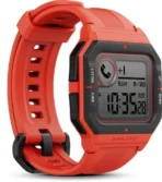 Amazfit Neo Fitness Retro Smartwatch with Real-Time Workout Tracking, Heart Rate and Sleep Monitoring, 28-Day Battery Life, Smart Notifications, 1.2″ Always-On Display, Water Resistant, Red