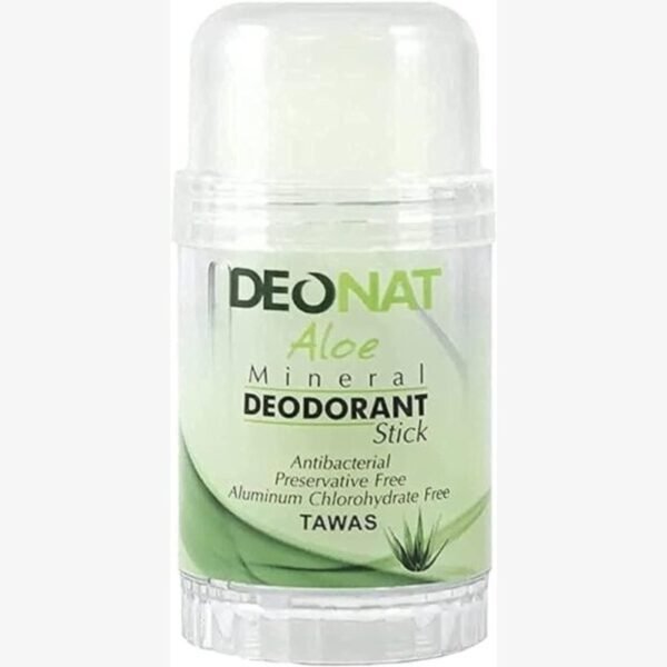 Deonat Natural Mineral Deodorant Stick, 80g - ALOE VERA